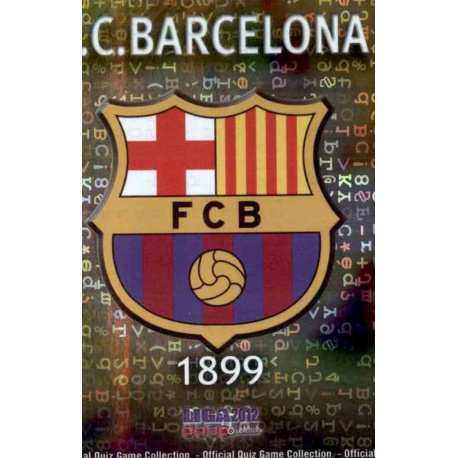 Emblem Letters Barcelona 1 Las Fichas de la Liga 2012 Official Quiz Game Collection
