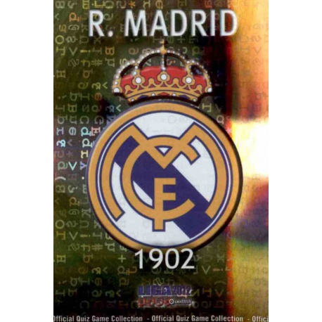 Escudo Letras Real Madrid 28 Las Fichas de la Liga 2012 Official Quiz Game Collection