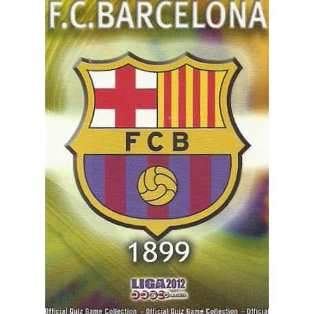 Emblem Mate Barcelona 1 Las Fichas de la Liga 2012 Official Quiz Game Collection