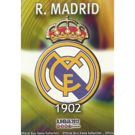 Emblem Mate Real Madrid 28 Las Fichas de la Liga 2012 Official Quiz Game Collection