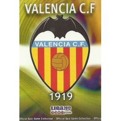 Escudo Mate Valencia 55 Las Fichas de la Liga 2012 Official Quiz Game Collection