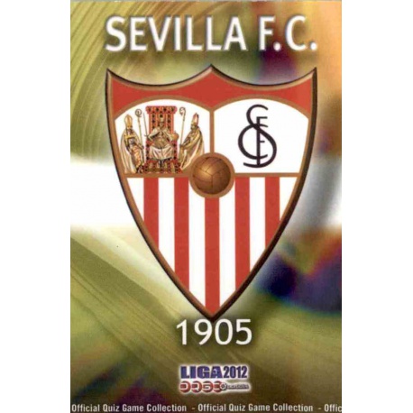 Emblem Mate Sevilla 109 Las Fichas de la Liga 2012 Official Quiz Game Collection