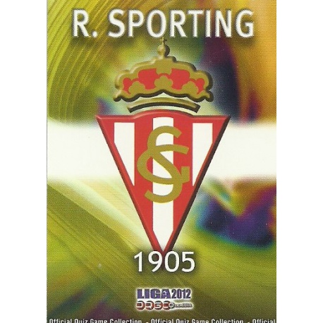 Emblem Mate Sporting 244 Las Fichas de la Liga 2012 Official Quiz Game Collection