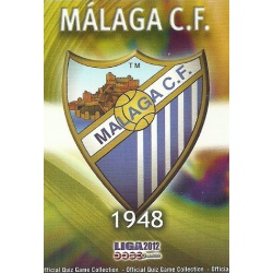 Emblem Mate Málaga 271 Las Fichas de la Liga 2012 Official Quiz Game Collection
