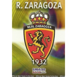 Emblem Mate Zaragoza 325 Las Fichas de la Liga 2012 Official Quiz Game Collection