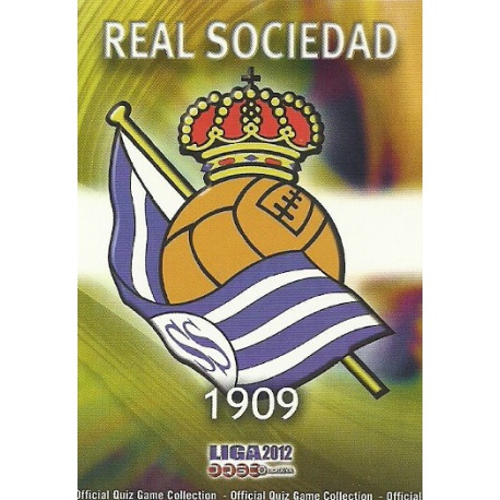 Emblem Mate Real Sociedad 379 Las Fichas de la Liga 2012 Official Quiz Game Collection