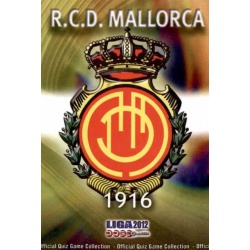 Escudo Mate Mallorca 433 Las Fichas de la Liga 2012 Official Quiz Game Collection
