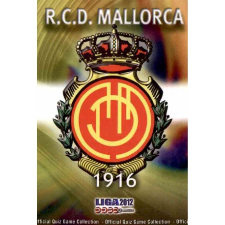 Emblem Mate Mallorca 433 Las Fichas de la Liga 2012 Official Quiz Game Collection