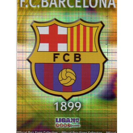 Emblem Square Barcelona 1 Las Fichas de la Liga 2012 Official Quiz Game Collection