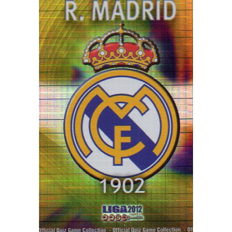 Emblem Square Real Madrid 28 Las Fichas de la Liga 2012 Official Quiz Game Collection
