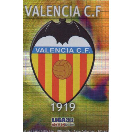 Emblem Square Valencia 55 Las Fichas de la Liga 2012 Official Quiz Game Collection