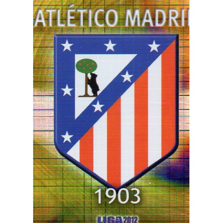 Emblem Square Atlético Madrid 163 Las Fichas de la Liga 2012 Official Quiz Game Collection
