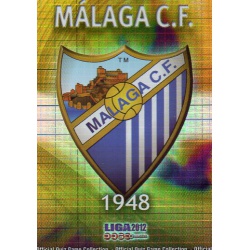 Escudo Cuadros Málaga 271 Las Fichas de la Liga 2012 Official Quiz Game Collection