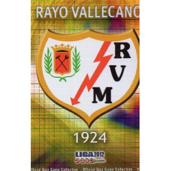 Escudo Cuadros Rayo Vallecano 487 Las Fichas de la Liga 2012 Official Quiz Game Collection
