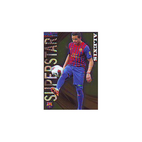 Alexis Superstar Smooth Shine Barcelona 27 Las Fichas de la Liga 2012 Official Quiz Game Collection