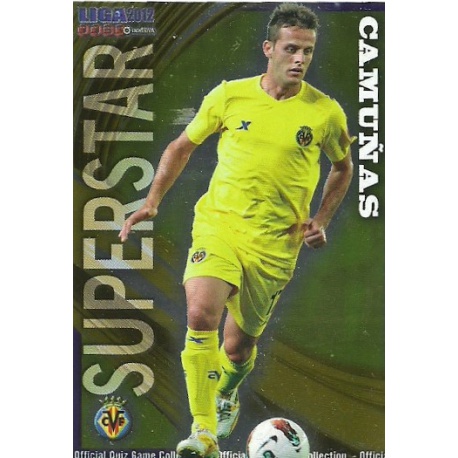 Camuñas Superstar Smooth Shine Villarreal 106 Las Fichas de la Liga 2012 Official Quiz Game Collection