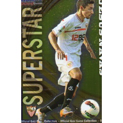 Jesús Navas Superstar Brillo Liso Sevilla 131 Las Fichas de la Liga 2012 Official Quiz Game Collection