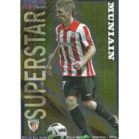 Muniain Superstar Smooth Shine Athletic Club 161 Las Fichas de la Liga 2012 Official Quiz Game Collection