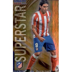 Falcao Superstar Brillo Liso Atlético Madrid 188 Las Fichas de la Liga 2012 Official Quiz Game Collection