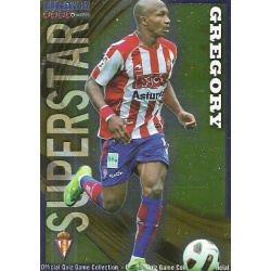 Gregory Superstar Brillo Liso Sporting Gijón 267 Las Fichas de la Liga 2012 Official Quiz Game Collection
