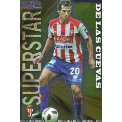 De las Cuevas Superstar Brillo Liso Sporting Gijón 268 Las Fichas de la Liga 2012 Official Quiz Game Collection