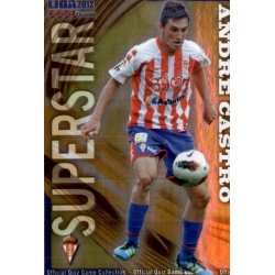 André Castro Superstar Smooth Shine Sporting Gijón 269 Las Fichas de la Liga 2012 Official Quiz Game Collection