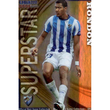 Rondón Superstar Smooth Shine Málaga 296 Las Fichas de la Liga 2012 Official Quiz Game Collection