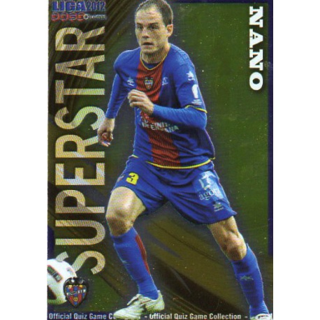 Nano Superstar Smooth Shine Levante 375 Las Fichas de la Liga 2012 Official Quiz Game Collection