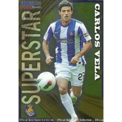 Carlos Vela Superstar Brillo Liso Real Sociedad 402 Las Fichas de la Liga 2012 Official Quiz Game Collection