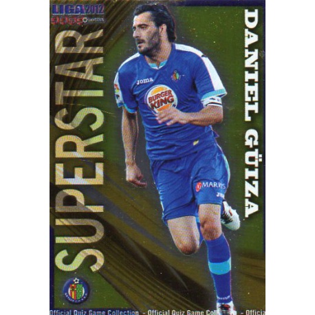 Daniel Güiza Superstar Brillo Liso Getafe 432 Las Fichas de la Liga 2012 Official Quiz Game Collection