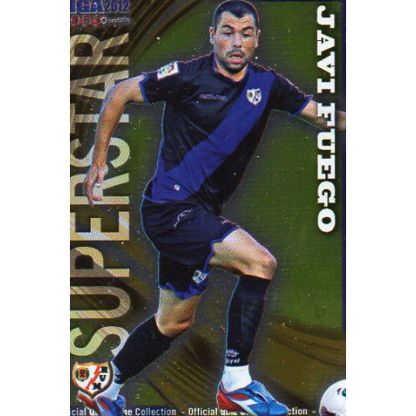 Javi Fuego Superstar Smooth Shine Rayo Vallecano 510 Las Fichas de la Liga 2012 Official Quiz Game Collection