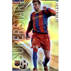 Piqué Superstar Rayas Horizontales Barcelona 24 Las Fichas de la Liga 2012 Official Quiz Game Collection