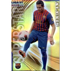 Alexis Superstar Horizontal Stripe Barcelona 27 Las Fichas de la Liga 2012 Official Quiz Game Collection