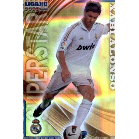 Xabi Alonso Superstar Horizontal Stripe Real Madrid 52 Las Fichas de la Liga 2012 Official Quiz Game Collection