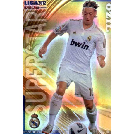 Özil Superstar Rayas Horizontales Real Madrid 54 Las Fichas de la Liga 2012 Official Quiz Game Collection