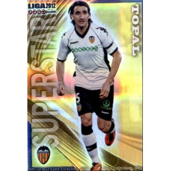 Topal Superstar Horizontal Stripe Valencia 78 Las Fichas de la Liga 2012 Official Quiz Game Collection