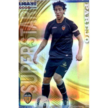Parejo Superstar Horizontal Stripe Valencia 79 Las Fichas de la Liga 2012 Official Quiz Game Collection