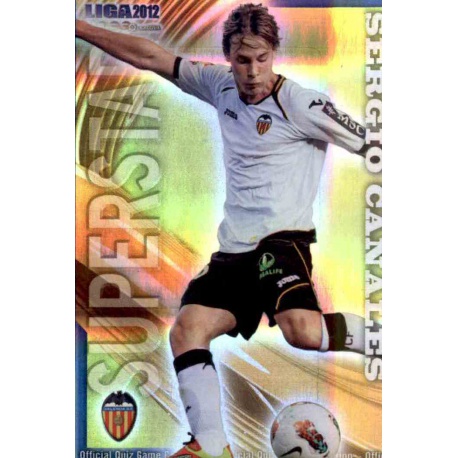 Canales Superstar Horizontal Stripe Valencia 80 Las Fichas de la Liga 2012 Official Quiz Game Collection
