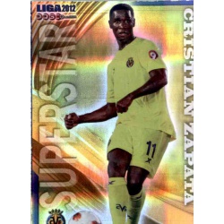 Cristian Zapata Superstar Rayas Horizontales Villarreal 104 Las Fichas de la Liga 2012 Official Quiz Game Collection