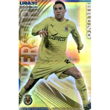 Bruno Superstar Horizontal Stripe Villarreal 105 Las Fichas de la Liga 2012 Official Quiz Game Collection