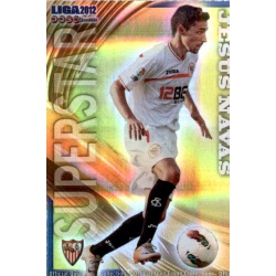 Jesús Navas Superstar Horizontal Stripe Sevilla 131 Las Fichas de la Liga 2012 Official Quiz Game Collection