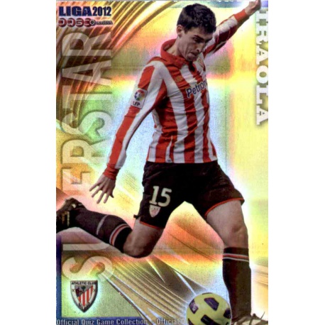 Iraola Superstar Horizontal Stripe Athletic Club 159 Las Fichas de la Liga 2012 Official Quiz Game Collection