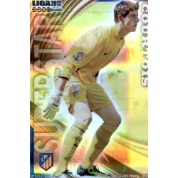 Courtois Superstar Horizontal Stripe Atlético Madrid 185 Las Fichas de la Liga 2012 Official Quiz Game Collection