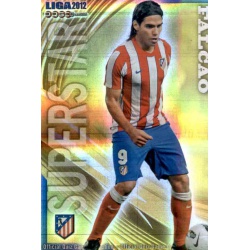 Falcao Superstar Horizontal Stripe Atlético Madrid 188 Las Fichas de la Liga 2012 Official Quiz Game Collection
