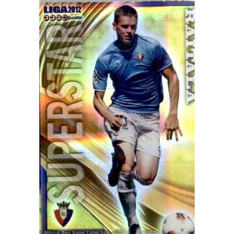 Raitala Superstar Horizontal Stripe Osasuna 240 Las Fichas de la Liga 2012 Official Quiz Game Collection