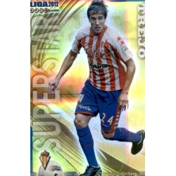 Trejo Superstar Horizontal Stripe Sporting Gijón 266 Las Fichas de la Liga 2012 Official Quiz Game Collection