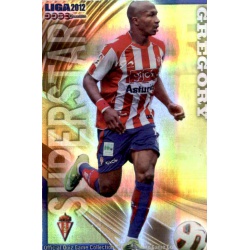 Gregory Superstar Horizontal Stripe Sporting Gijón 267 Las Fichas de la Liga 2012 Official Quiz Game Collection
