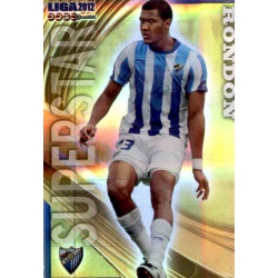 Rondón Superstar Horizontal Stripe Málaga 296 Las Fichas de la Liga 2012 Official Quiz Game Collection