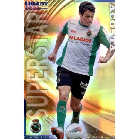 Acosta Superstar Horizontal Stripe Racing 324 Las Fichas de la Liga 2012 Official Quiz Game Collection