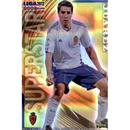 Juárez Superstar Horizontal Stripe Zaragoza 350 Las Fichas de la Liga 2012 Official Quiz Game Collection